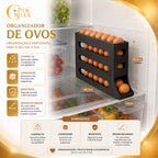 Porta Ovos 4 Andares Deslizante – Organize sua Geladeira  🥚✨ (Cópia)