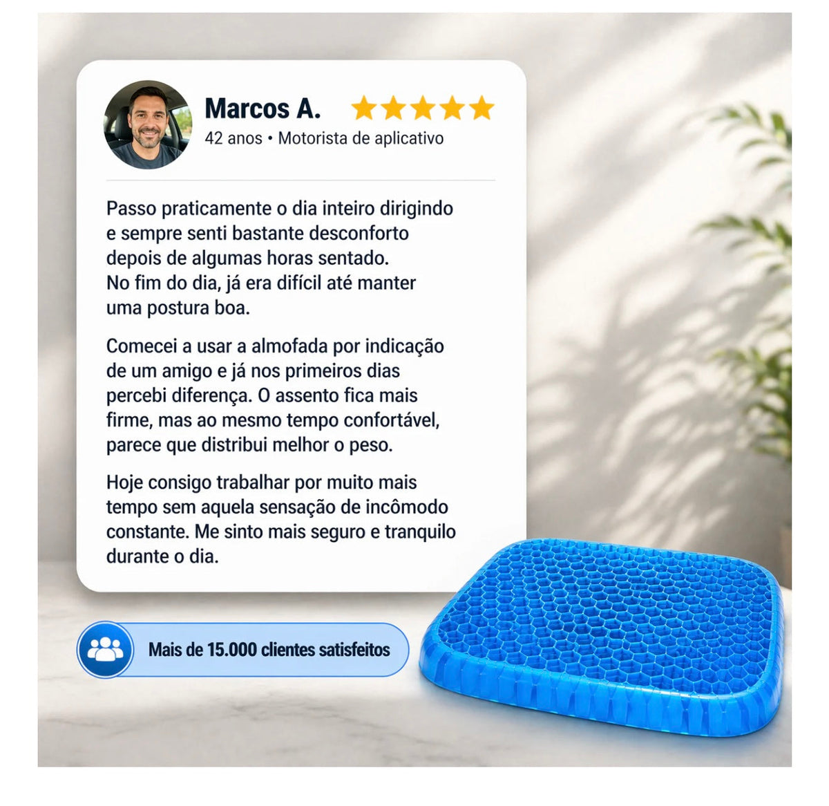 Almofada Ergonômica ConfortPlus Pro