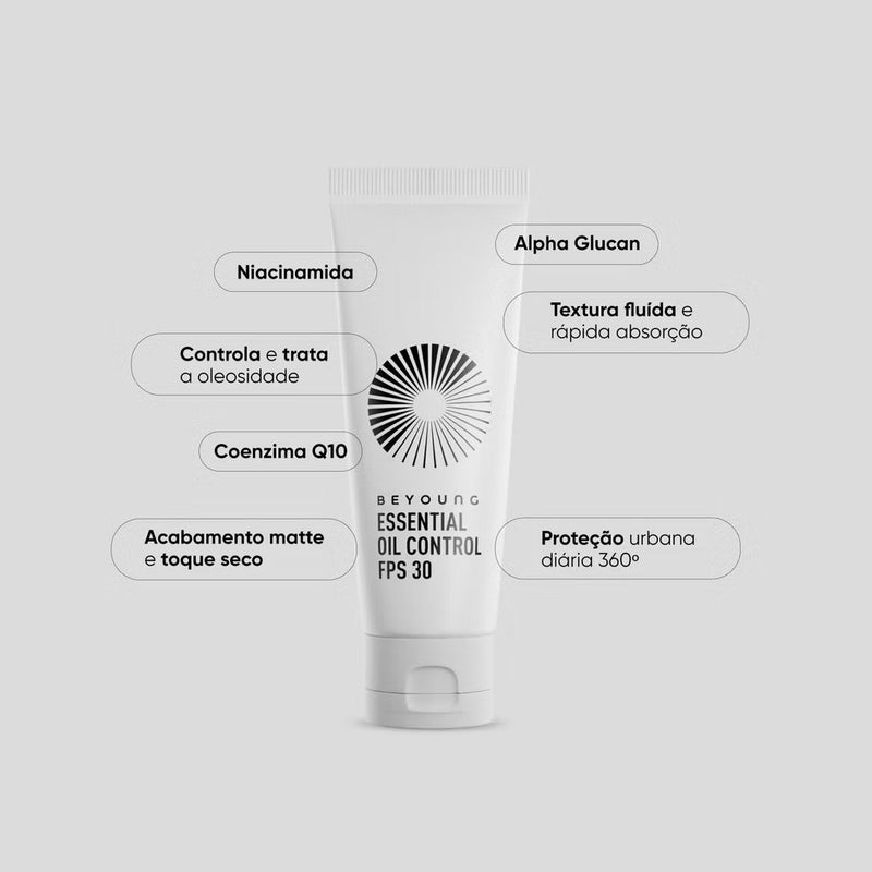 Beyoung Essencial oil control FPS 30- protetor solar 40g