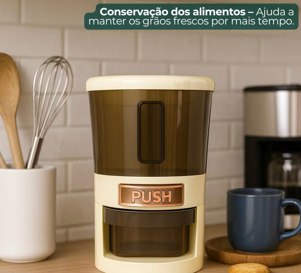 🛒 Dispenser 5KG: Economia, Organização e Estilo em Um Só Produto