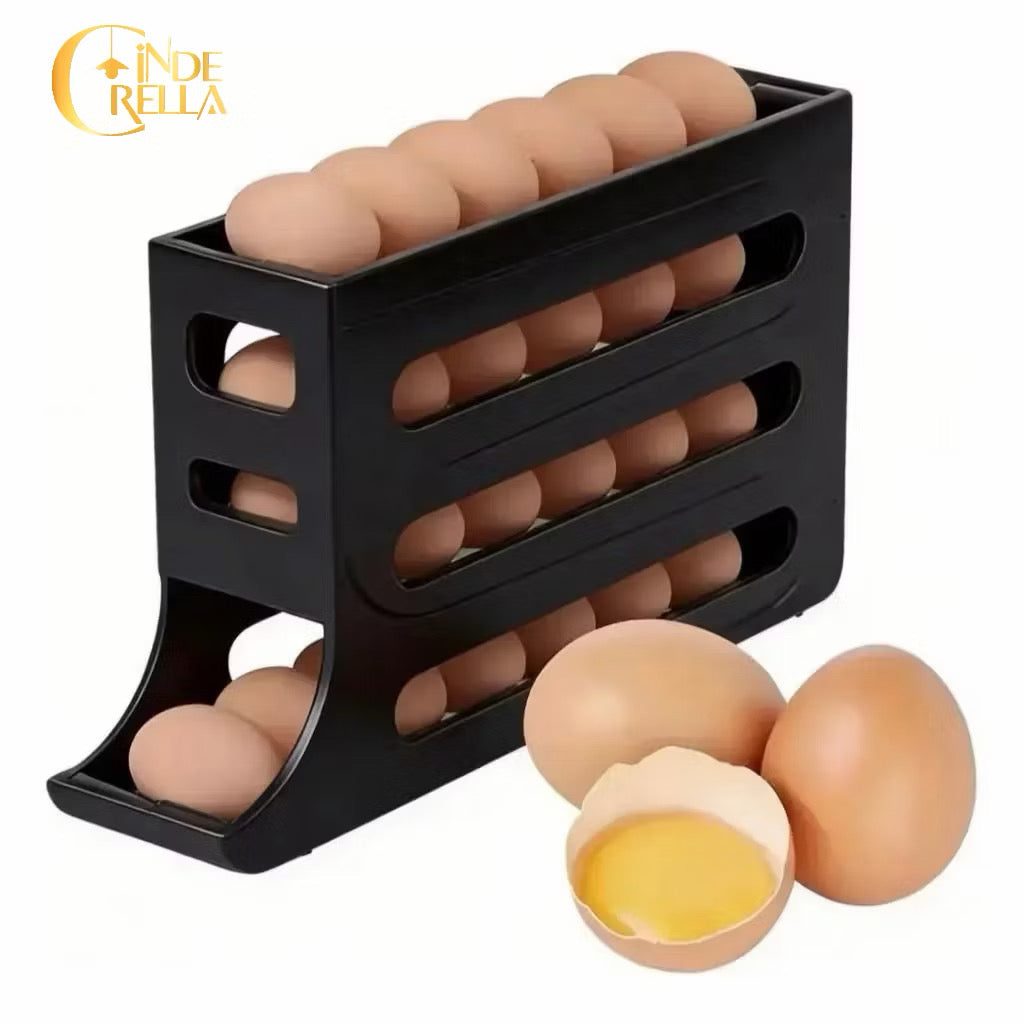 Porta Ovos 4 Andares Deslizante – Organize sua Geladeira  🥚✨ (Cópia)