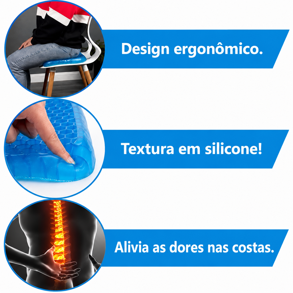 Almofada Ergonômica ConfortPlus Pro