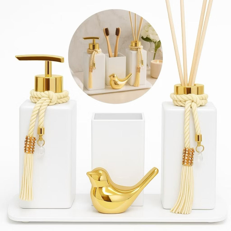 Kit Acessórios para Banheiro Golden