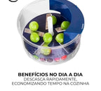 Descascador Automático De Alho , Elétrico-Adequado Para Uvas , Tomates , E Frutas