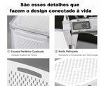 Kit 3 caixas Hermética para geladeira cestas conjunto com tampa cesta de drenagem grande