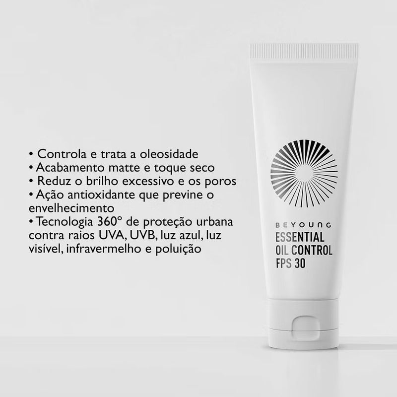 Beyoung Essencial oil control FPS 30- protetor solar 40g