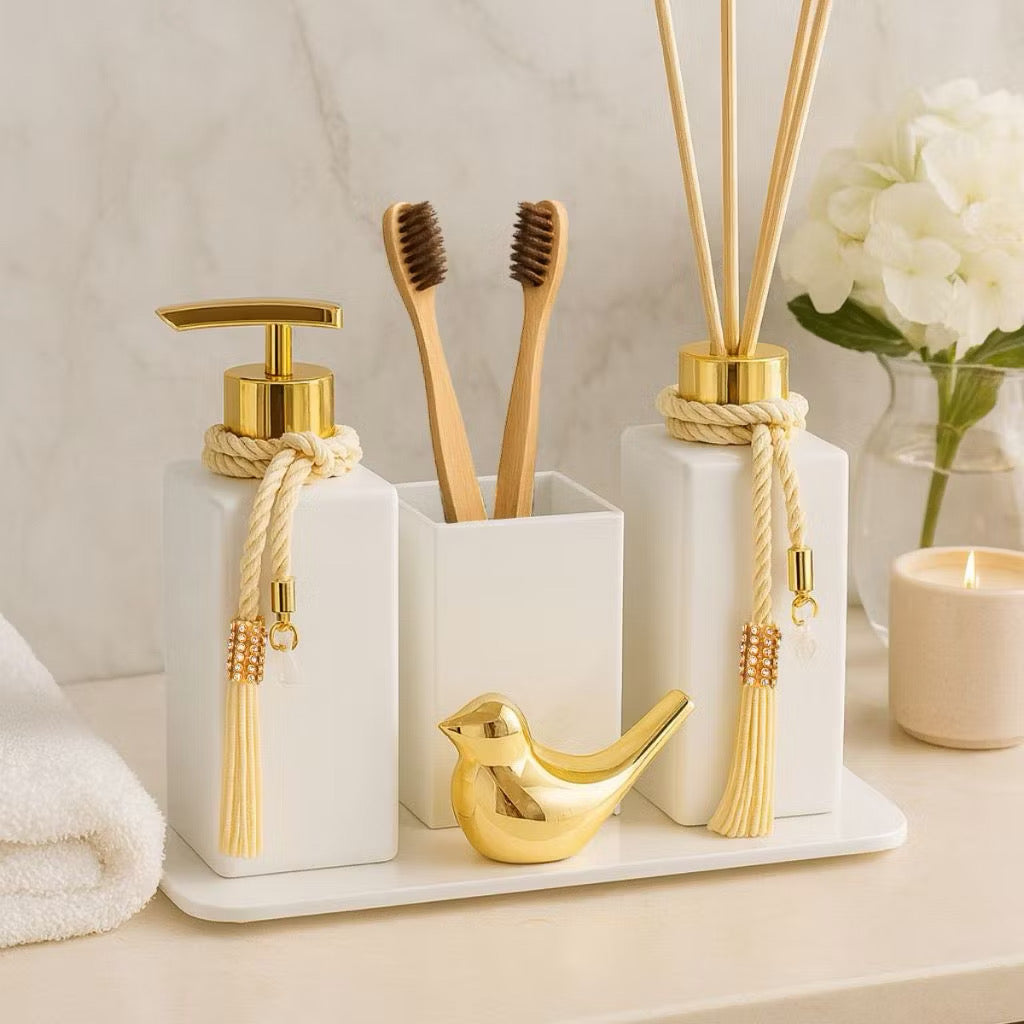 Kit Acessórios para Banheiro Golden