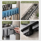 Suporte Para Armazenamento De Facas Ganchos Talheres Utensílios De Cozinha De Ferro