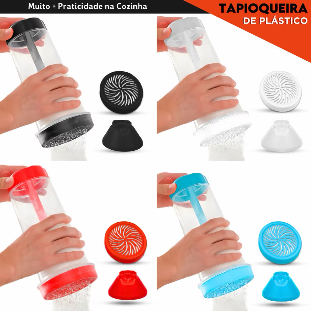 Tapioqueira peneira polvilhador armazena tapioca beiju farinha