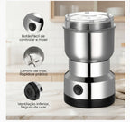 PODER TOTAL NA SUA COZINHA – Moedor 4 Lâminas 110V para Café e Especiarias