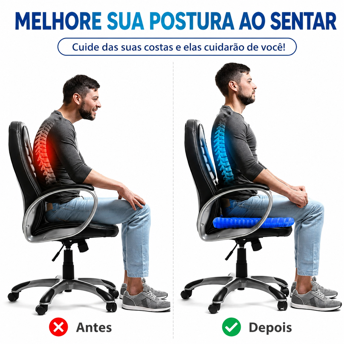 Almofada Ergonômica ConfortPlus Pro