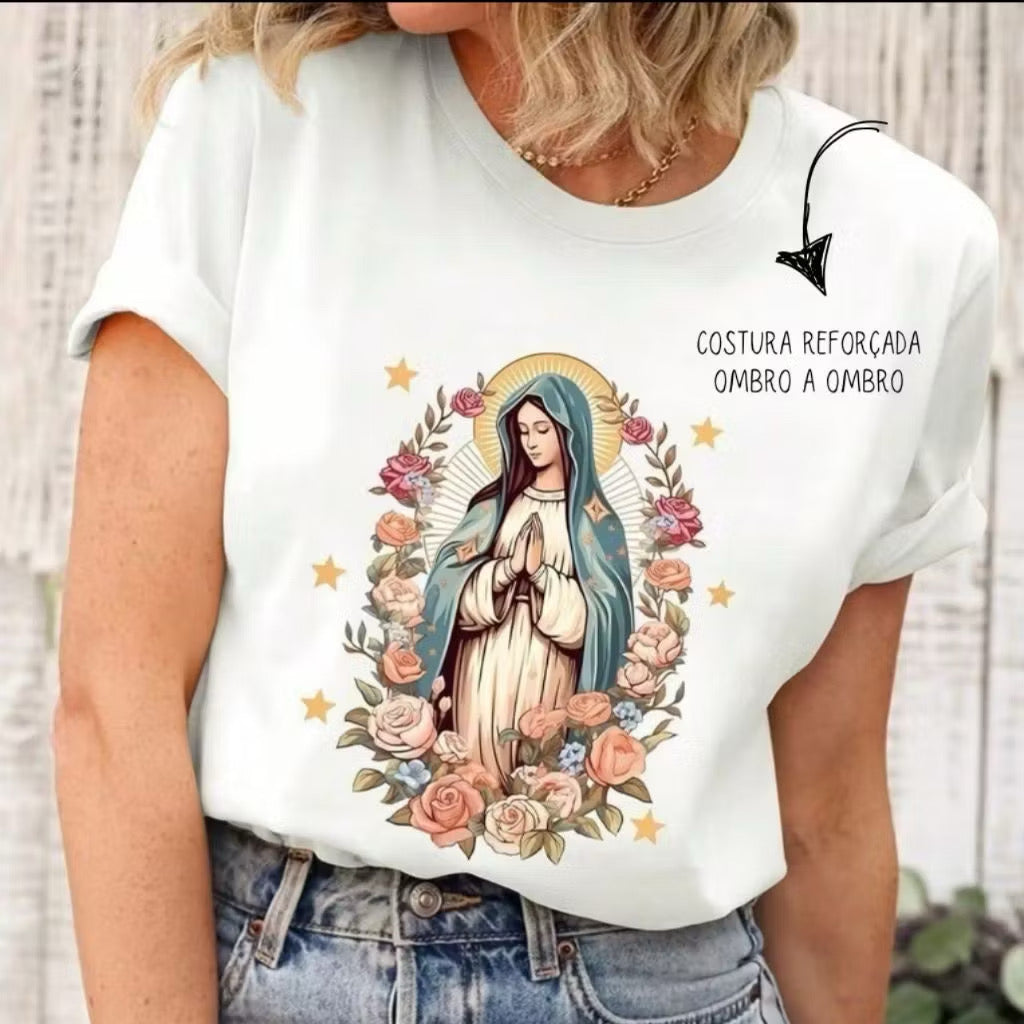 Camiseta Filhos de Maria 100% Algodão Premium – Edição Especial