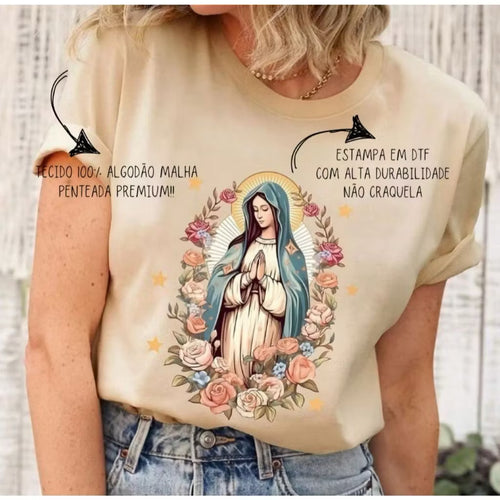 Camiseta Filhos de Maria 100% Algodão Premium – Edição Especial