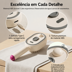 Escova de cabelo elétrica em spray de água, pente de massagem almofada de ar nano nebulização