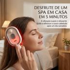 Escova de cabelo elétrica em spray de água, pente de massagem almofada de ar nano nebulização