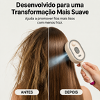 Escova de cabelo elétrica em spray de água, pente de massagem almofada de ar nano nebulização