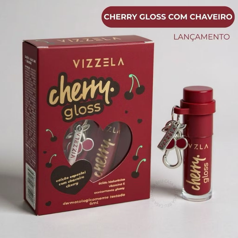 Cherry Gloss com chaveiro Vizzela