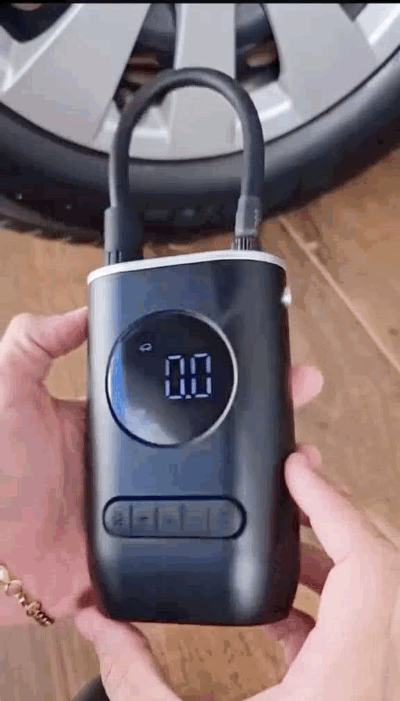 Mini processador de AR portátil recarregáveis. Digital USB calibrador de pneu