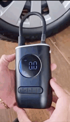 Mini processador de AR portátil recarregáveis. Digital USB calibrador de pneu