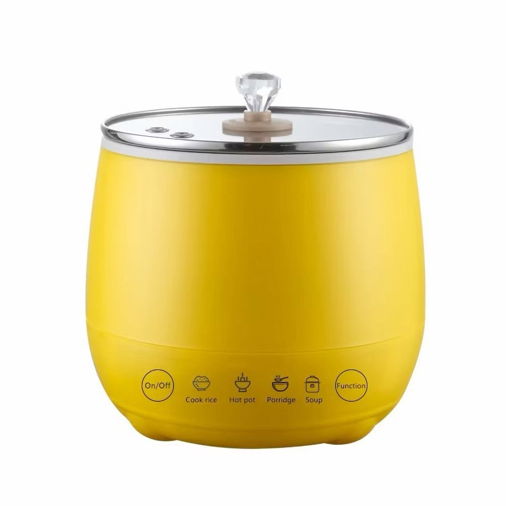 Mini panela de arroz elétrica cerâmica 1,8 litros 110/220 PREMIUM