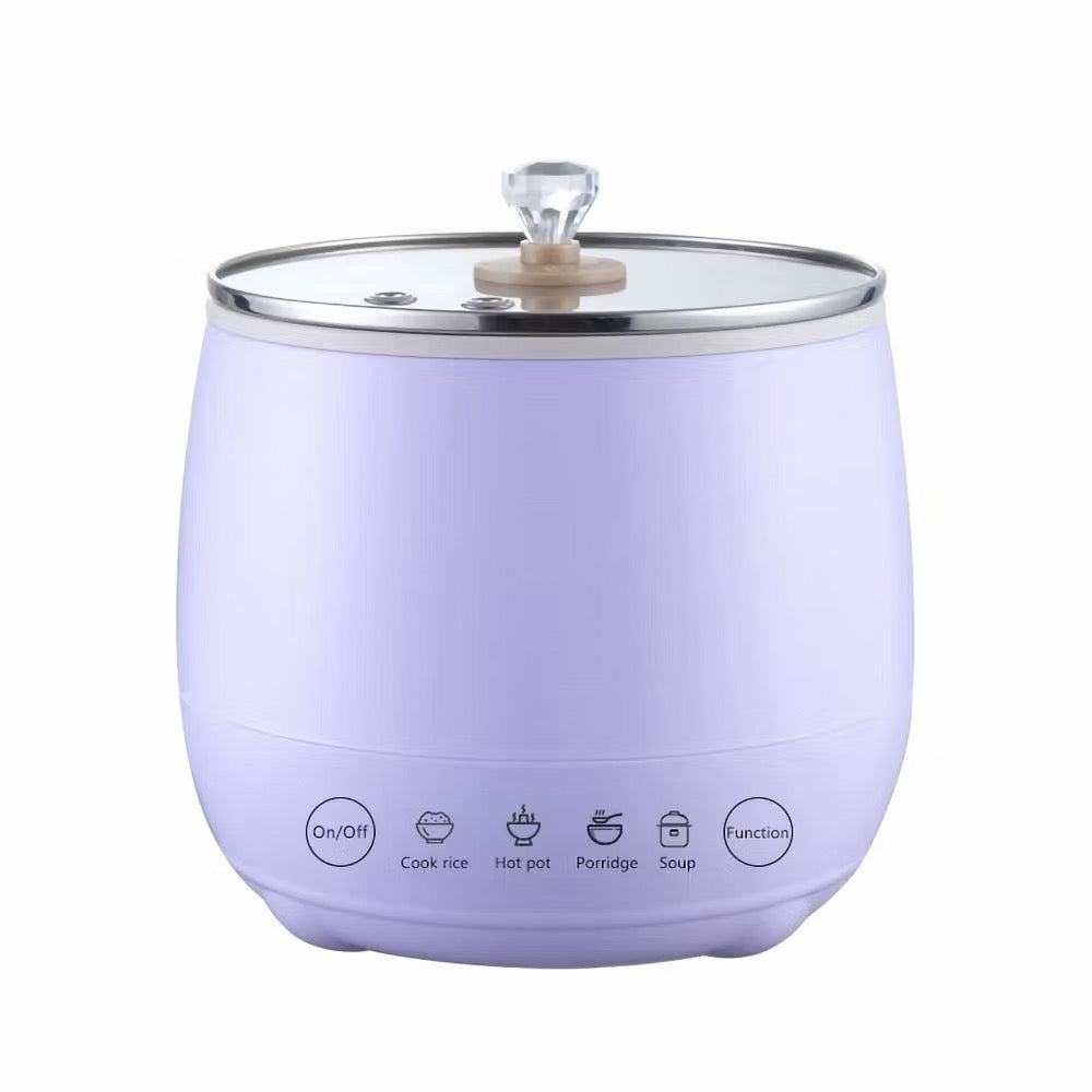 Mini panela de arroz elétrica cerâmica 1,8 litros 110/220 PREMIUM