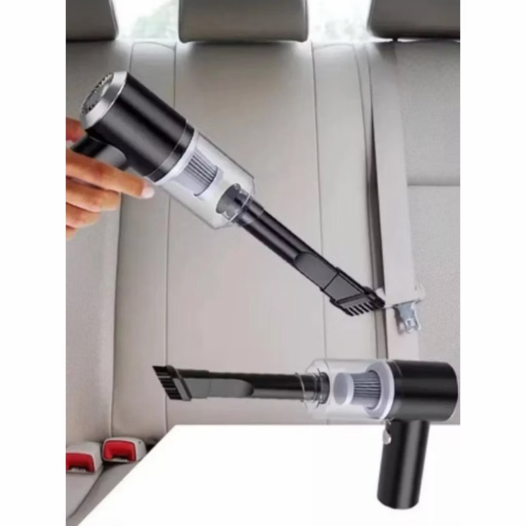 Mini aspirador de pó portátil automotivo casa sem fio 3 em 1 potente 6000pa  recarregáveis