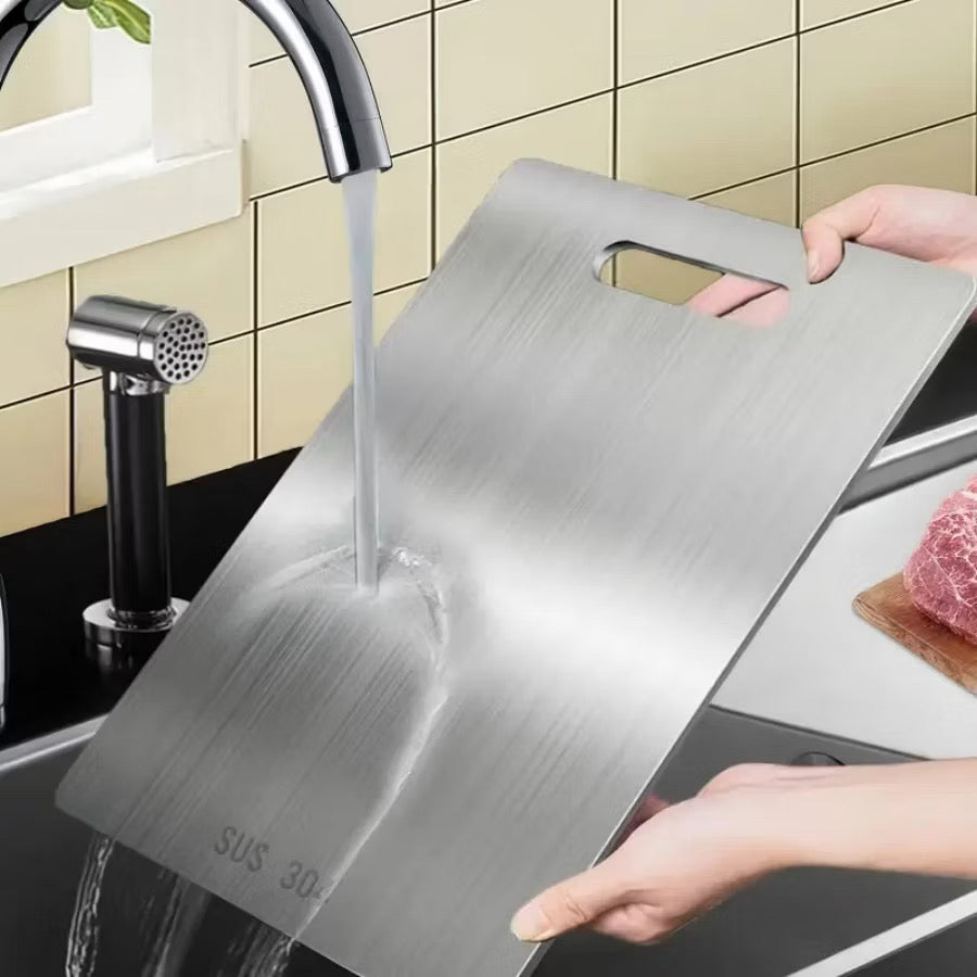 🚨 Chega de Bactérias! Tábua Inox 304 Antibacteriana