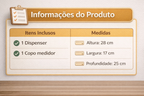 🛒 Dispenser 5KG: Economia, Organização e Estilo em Um Só Produto