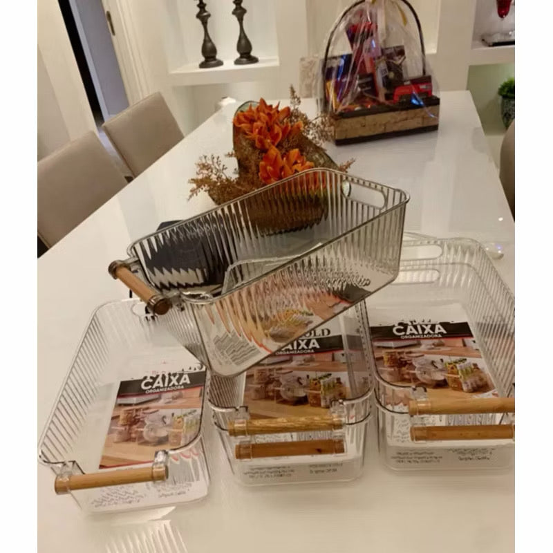 🚨 Transforme Sua Casa em Minutos – Organizador Acrílico Multiuso Premium