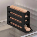 Porta Ovos 4 Andares Deslizante – Organize sua Geladeira  🥚✨
