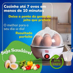 Cozedor de ovos portátil elétrico cozinha a vapor 110/220