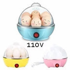 Cozedor de ovos portátil elétrico cozinha a vapor 110/220