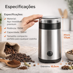 PODER TOTAL NA SUA COZINHA – Moedor 4 Lâminas 110V para Café e Especiarias