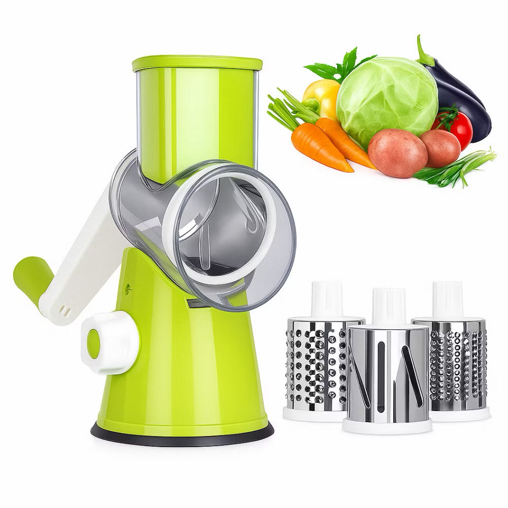 🥗 Corte, fatie e rale em segundos — praticidade total na sua cozinha!