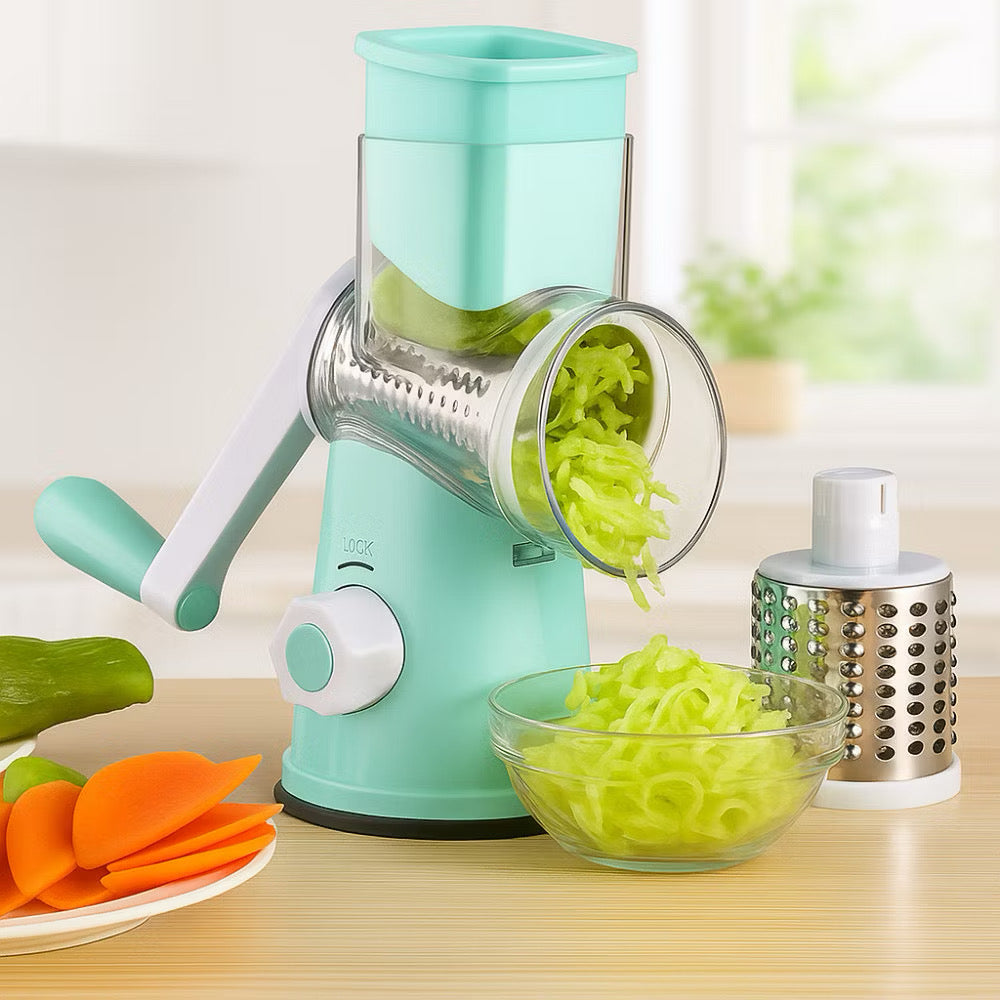 🥗 Corte, fatie e rale em segundos — praticidade total na sua cozinha!