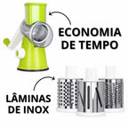 🥗 Corte, fatie e rale em segundos — praticidade total na sua cozinha!