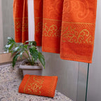Toalha de banho exuberante 70x140 cm 420g 100% algodão