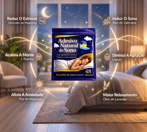 Adesivo relaxante noturno/Ptch  sono 96/144 unidades