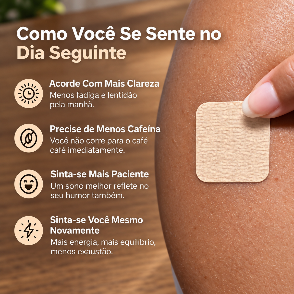 Adesivo relaxante noturno/Ptch  sono 96/144 unidades