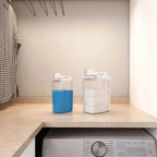 2PCS Dispenser Organizador Lavanderia 2,5L Ideal para Arroz Grãos Produtos de Limpeza e Ração Multiuso