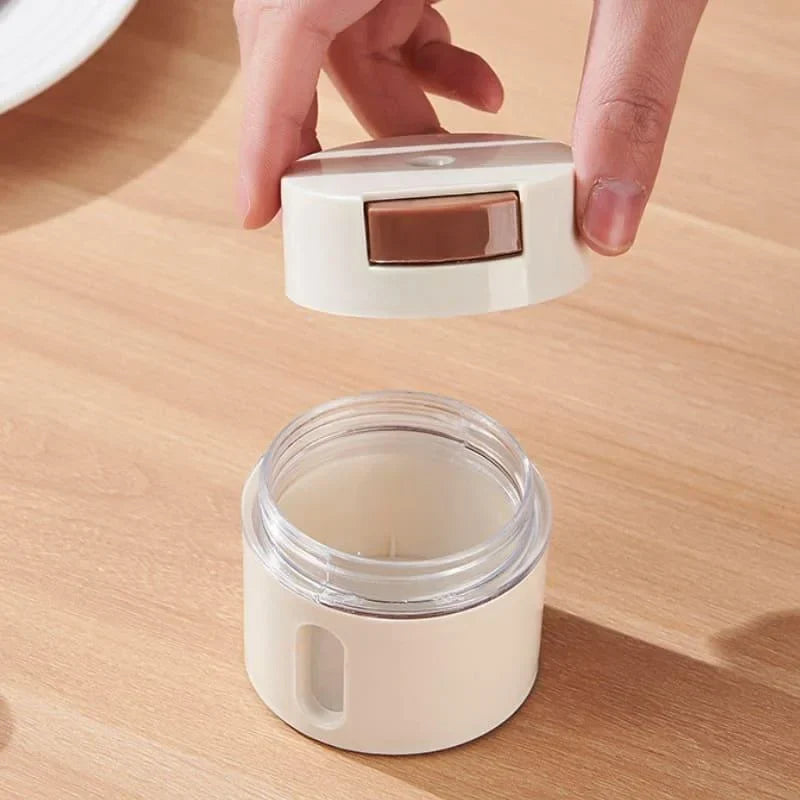 Kit com 6 Porta Temperos Magnéticos de Parede com Dosador