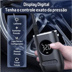 Mini processador de AR portátil recarregáveis. Digital USB calibrador de pneu