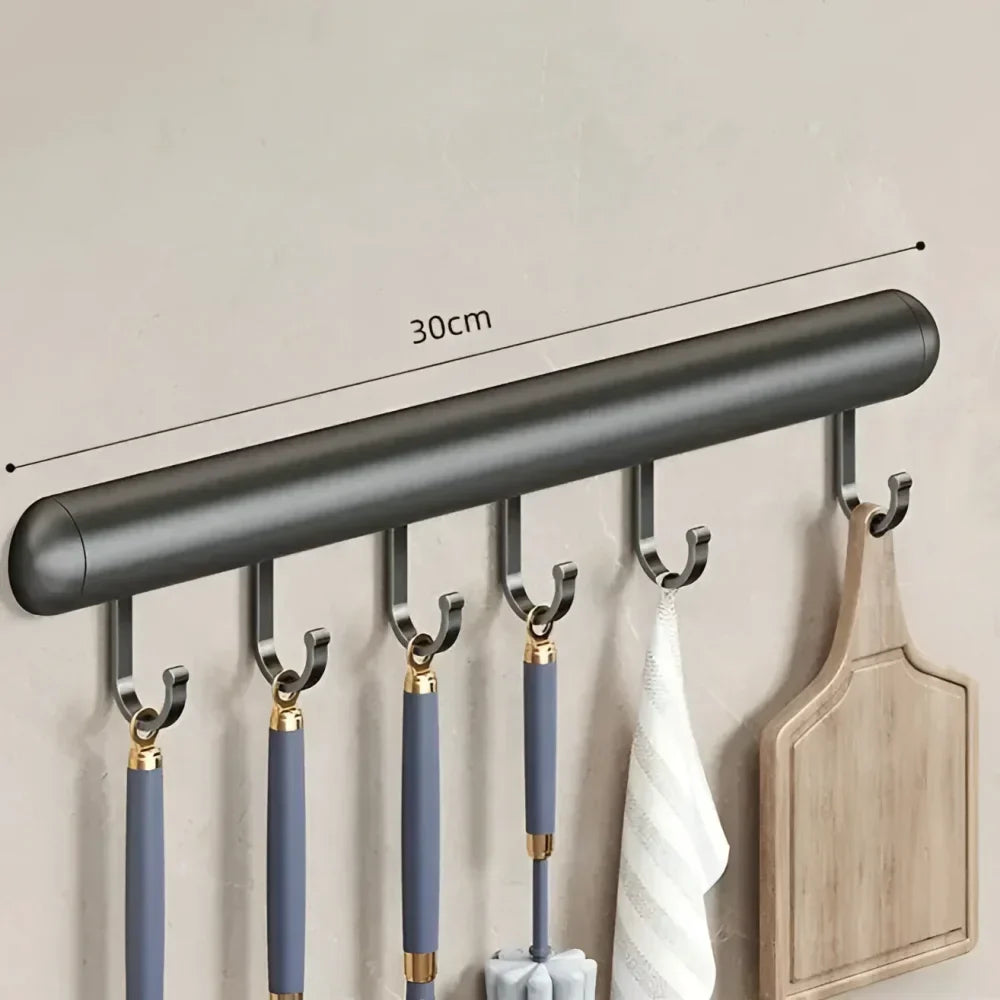 Suporte de Parede Multiuso para Utensílios de Cozinha